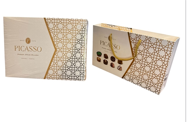 VANELLI.בונב מבחר שוקלד פרלין לבן זהב 310ג 61