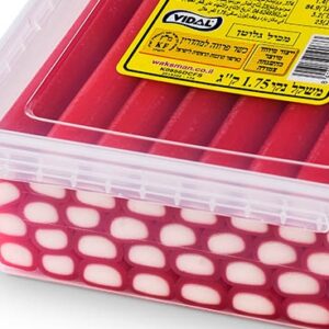 וקסמן וידאל מגש לקריץ עבה אדום לבן בד"ץ