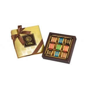 BOLCI.מארז פרלינים שוקלד ריבועים 70 גרם 16\1