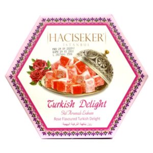 PAKEL.בונב משושה לוקום מי ורדים 350 גרם 20\1