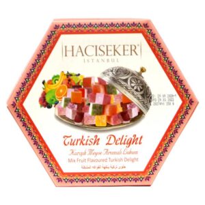 PAKEL.בונב לוקום פירות משושה 350 גרם 20\1