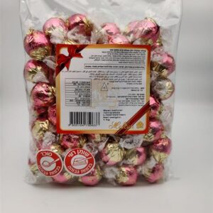 MELBON.שוקלד פרלין חלב קרם תות ורוד  ק"ג 61