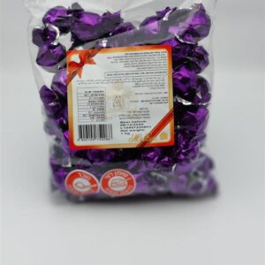 MELBON.שוקלד חלב ממולא קרמל מלוח סגול מבריק  1ק"ג 6\1