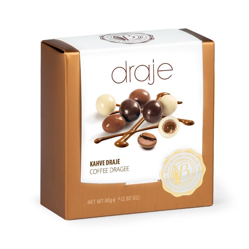 BOLCI.מארז דרג'ה מיקס שוקלד פולי קפה 80גרם 1/10