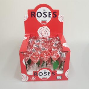 BESTIE.סוכריה על מקל פרח אדום 38 גרם 25\8\1