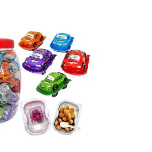 BESTIE ממתק צורת רכב ממולא כדורי בסקויט וממרח שוקלד 100\24\1