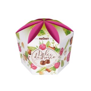 MAGNAT .מארז משושה שוקלד חלב אגוז ו פטל 160 ג 5\1