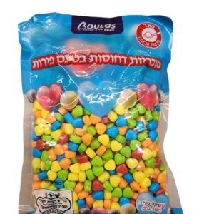 BOULOS.סוכריות דחוסות לבבות צבעונים 500 ג 201