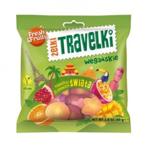 WAWEL.שקית סוכריות גומי בטעם פירות כשר פרווה  80ג 401