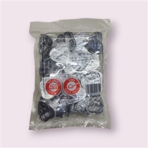 HEART.שוקלד לבבות צבע כסף בדץ פרווה 500ג 20\1