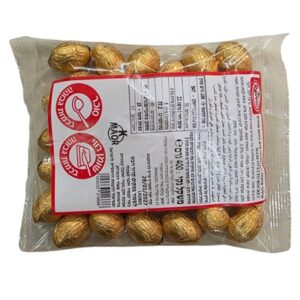 E5883 ROVELLI.ביצים שוקלד חלב קרם אגוז בצבע זהב 400 ג181