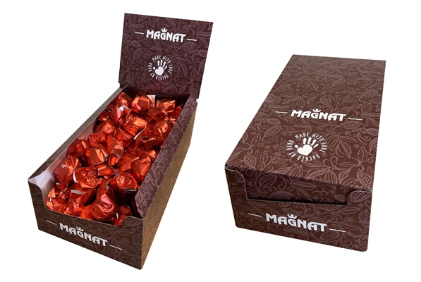 MAGNAT.שוקלד מריר ממולא ליקר דובדבן 1ק"ג