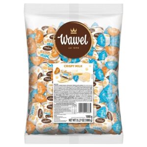 WAWEL.שוקלד חלב במילוי קרם חלב ופיצפוצי אורז  1 ק"ג 41