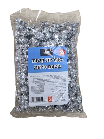 BOULOS.סוכריות בטעם פירות יהלום כסף בדץ 500ג 221