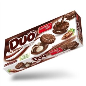 Sweetplus.עוגיות סנדוויץ' מצופות שוקלד במילוי קרם חלב 150ג 241