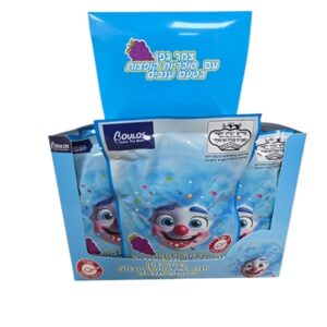 שקית צמר גפן וסוכריות קופצות בטעם ענבים בד"ץ פרווה 12 גרם 24121