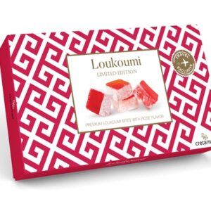 Cretamel05079.בונב רחת לוקום בטעם מי ורדים עיצוב יווני 300ג 12\1