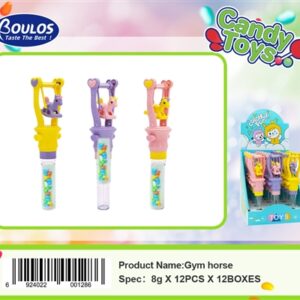 Candytoy.צעצוע סוס מתנדנד עם סוכריות 8ג 12\12\1
