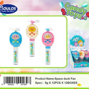 Candytoy.צעצוע ברווז מאוורר עם סוכריות 8ג 12\12\1