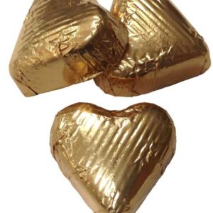 ASTIR.שוקלד לב זהב חלב בטעם קרם אגוז 1ק"ג 5\1