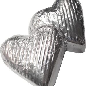 ASTIR.שוקלד לב כסף חלב בטעם קרם אגוז 1ק"ג 5\1