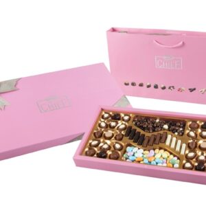 BOLCI.בונב פרלינם ודרגי 900גרם ורוד 1/4