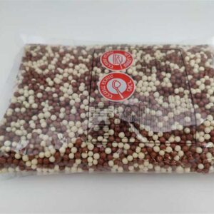 מיני כדורים חום לבן שוקולד פרווה בד"ץ 1ק'ג 10\1