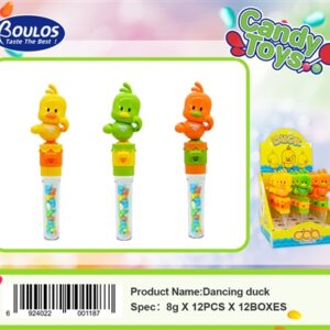 Candytoy.צעצוע אפרוח רוקד עם סוכריות 8ג 12\12\1