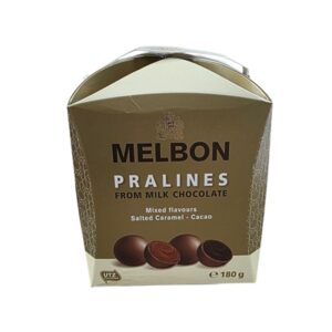 MELBON.מארז זהב ממולא מבחר פרלינים 180ג 121