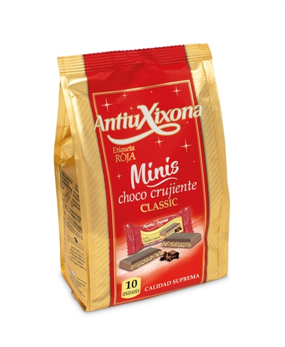 Antiuxiona.מארז מיוחד מיניס שוקלד חלב קראנץ נוגט 170ג 181