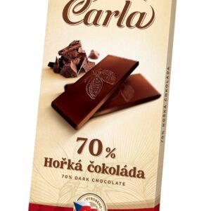 CARLA.טבלה שוקלד מריר 70% קקאו 80ג 15\1