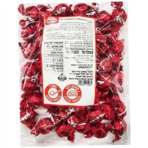 Rovelli.שוקלד חלב קרם אגוז פרלינים אדום מבריק 800ג 81