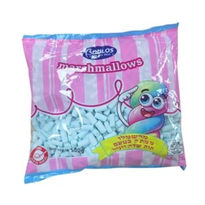 BOULOS.ממתק מרשמלו מיני תכלת בטעם תות וניל  500ג 161