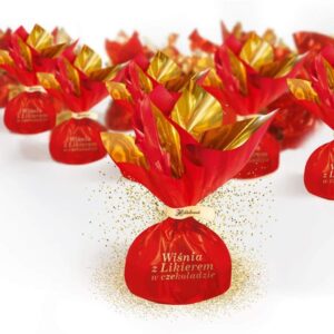 HILDEBRAND שוקלד ליקר אדום פרח קופסה 1 ק'ג