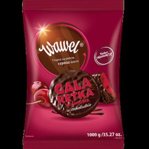 WAWEL.שוקלד ממולא גלי דובדבן 1 ק"ג 4\1