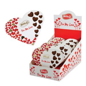 BOLCI מארז לב שוקולד חלב  150 גרם 5\1