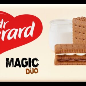 DR GERARD.חטיף ביסקוויט קקאו וניל בטעם קרם שמנת 36.6 ג 24\1