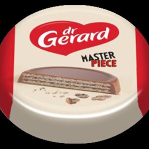 MASTER PIECE.וופל עגול ממולא קרם חלב 28.5 גרם 30 \1