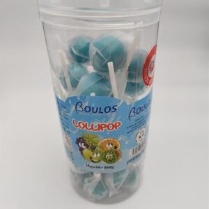 BESTIE צילינדר סוכריות על מקל עגולות כחול  24\12\1