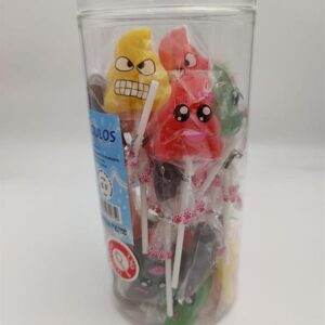 BESTIE צילינדר סוכריות על מקל פרצופים 24\12\1