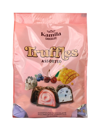 KAMILA.פרליני שוקלד במילוי קרם פירות 750ג 81