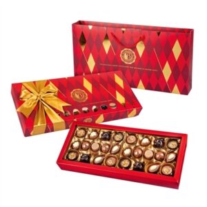 BOLCI.בונב שוקלד פרלינים מלבנית אדומה 315 ג 6\1