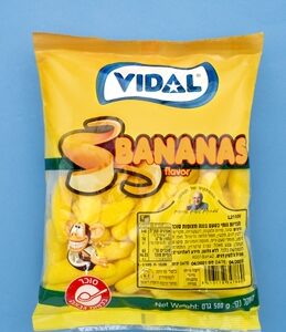 וקסמן וידאל גומי בננה כשל"פ בד"ץ 500 גרם 201