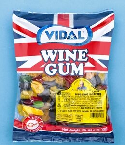 וקסמן וידאל גומי יין כשל"פ בד"ץ 500 גרם 201