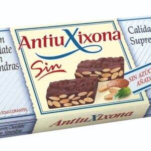 Antiuxiona.מארז טבלה שוקלד נוגט שקדים ללא תוספת סוכר 150 ג 121