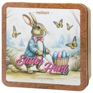 MAGNAT.בונב פח עיצוב אביבי במילוי מבחר פרלינים 160 ג 61