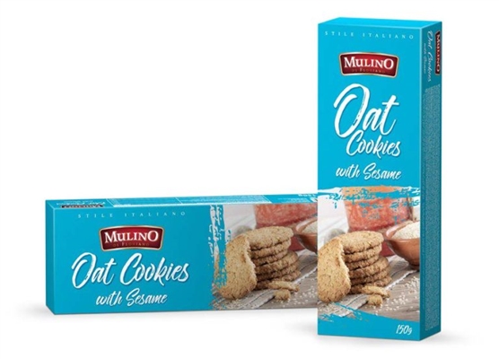MULINO.עוגיות שיבולת שועל עם שומשום 150ג 241
