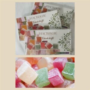 PAKEL.רחת לוקום פירות צבעוני 350 גרם 24\1