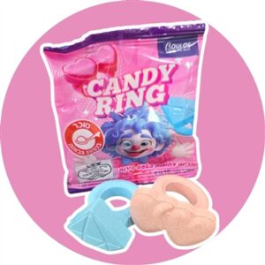 BOULOS.טבעת סוכריות סודה עיצוב ליצן 10ג30\12\1