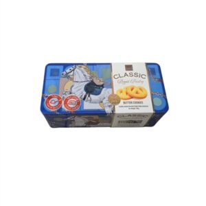 GOODIN. מארז פח מעוצב סוס עוגיות בד"ץ בטעם חמאה 188 גרם 24\1